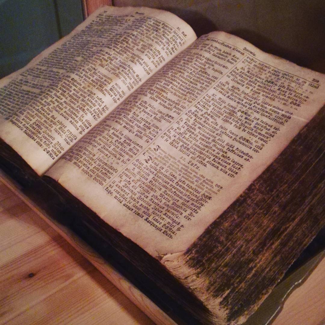 Finsk bibel fra slutten av 1700-tallet – Olderdalen, bygda vår
